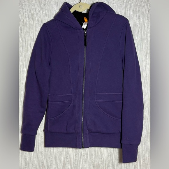 Lucy Vibrant Purple Hoodie with Orange Tag size Medium - Picture 1 of 4